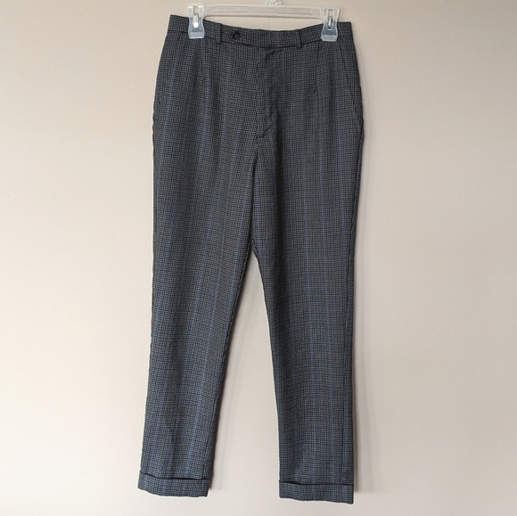 Reformation Plaid Dress Pant | High Waisted Trousers - Picture 1 of 13